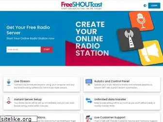 freeshoutcast.com