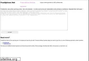freespinner.net