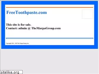 freetoothpaste.com