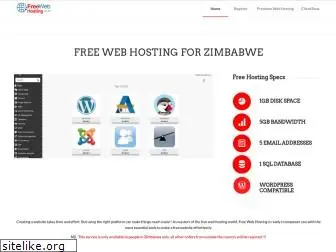 freewebhosting.co.zw