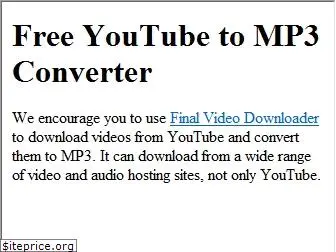 freeyoutubetomp3converter.org