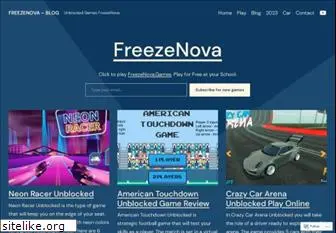 FreezeNova Games the best unblocked gaming website to play in