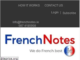 frenchnotes.ie