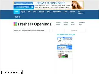 freshersopenings.in