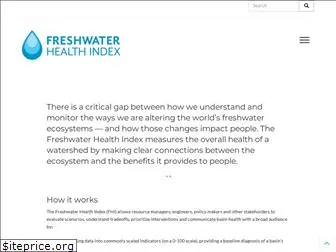 freshwaterhealthindex.org