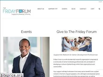 fridayforum.org