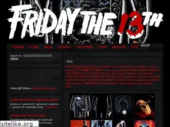 fridaythe13thfilms.com