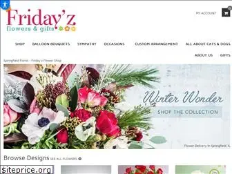 fridayzflowershop.com