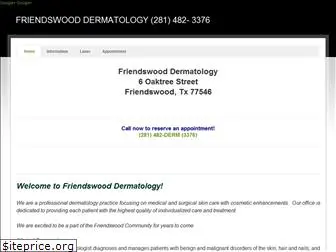 friendswooddermatology.com