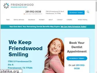 friendswoodmoderndentistry.com