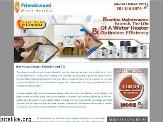 friendswoodwaterheaters.com