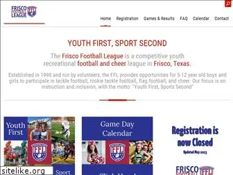 friscofootballleague.com