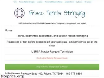 friscotennisstringing.com