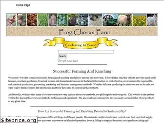 frogchorusfarm.com