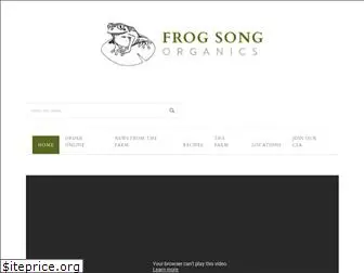 frogsongorganics.com