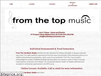 fromthetopmusicstudio.com