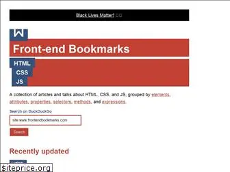 frontendbookmarks.com