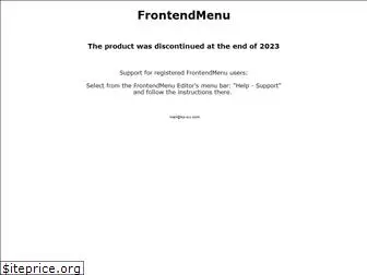 frontendmenu.com