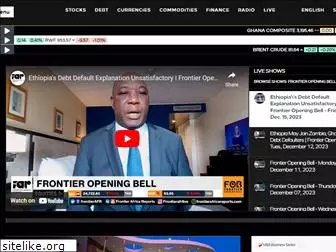 frontierafricareports.com