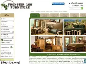 frontierlogfurniture.com