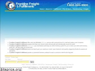 frontlinefreightandfulfillment.com