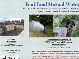 fruitlandwater.com