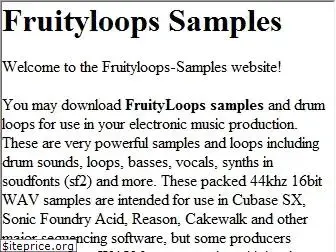 fruityloops-samples.com