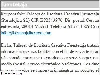 fuentetajaliteraria.com