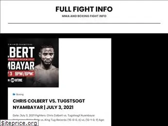 fullfightinfo.com