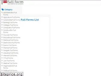 fullform.website