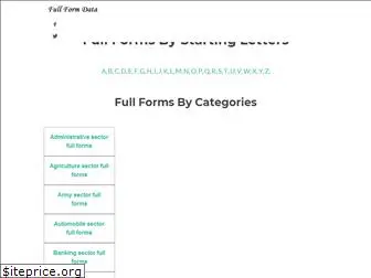 fullformdata.com