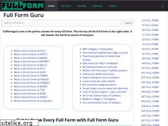 fullformguru.com