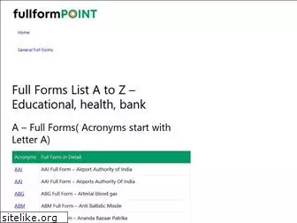 fullformpoint.com