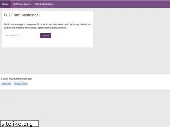 fullformwords.com