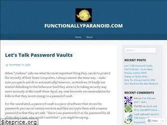 functionallyparanoid.com