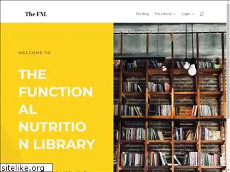 functionalnutritionlibrary.com