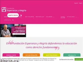 fundacionesperanzayalegria.org