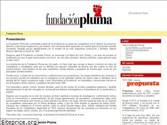 fundacionpluma.info