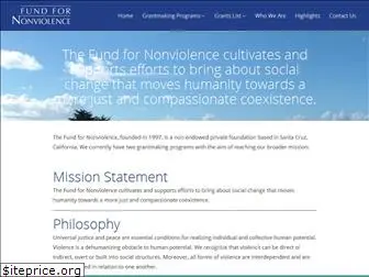 fundfornonviolence.org