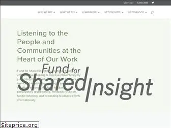 fundforsharedinsight.org