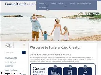 funeralcardcreator.com