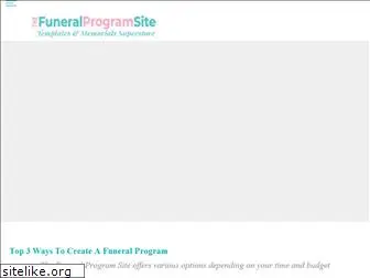funeralprogramsite.com