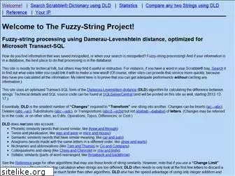fuzzy-string.com
