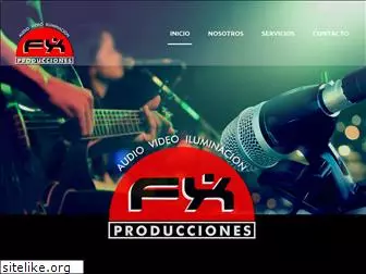 fxproducciones.com