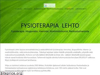 fysioterapialehto.fi