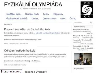 fyzikalniolympiada.cz