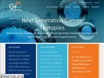 g1therapeutics.com