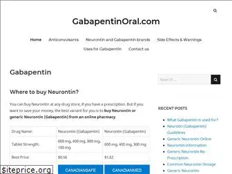 gabapentinoral.com