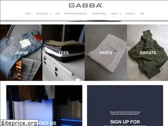 gabba-denim.com