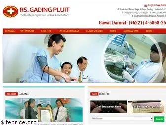 gadingpluit-hospital.com